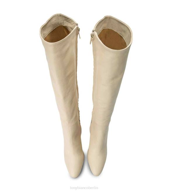 kniehohe Stiefel| de Tony Bianco Frauen Bellez-Kalbsstiefel Vanille Venedig 4624444
